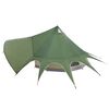 vidaXL Cort Teepee cu acoperiș Verde și gri 600 x 600 x 347 cm