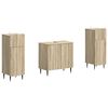 vidaXL Set de cabinet pentru baie cu 3 piese ZWOLLE Stejar Sonoma