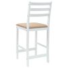 vidaXL Scaune de dining 2 pcs Alb 40 x 47,5 x 99,5 cm