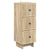 vidaXL Dulap cu sertare Stejar Sonoma 33 x 34,5 x 90 cm Lemn prelucrat