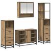 vidaXL Set de mobilier pentru baie 4 buc. Stejar Artizanal