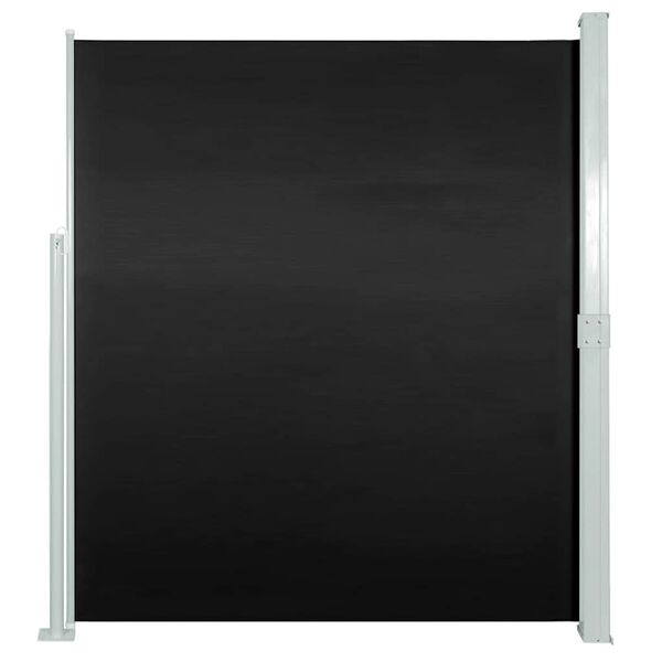 vidaXL Copertină laterală pentru terasă/curte, negru, 160x300 cm