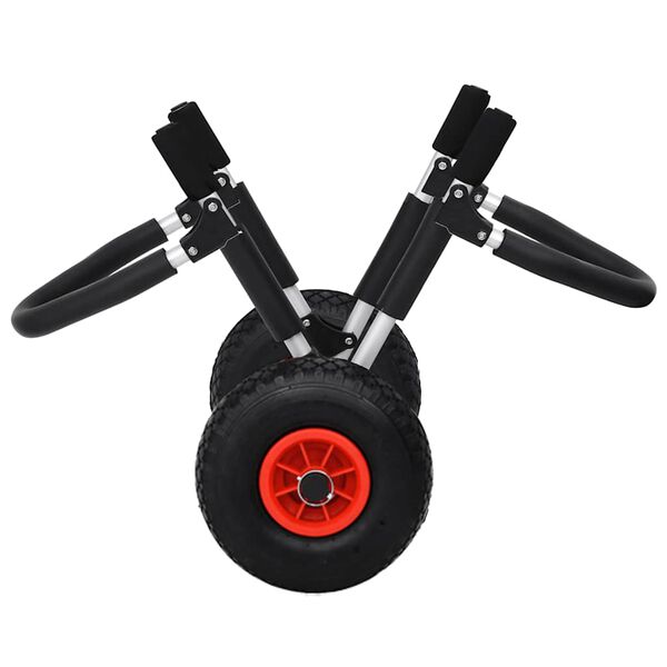 vidaXL Cărucior de SUP pentru placa de surf pliabil, 45 kg, aluminiu