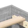 vidaXL Cadru de pat fără saltea Gri Sonoma 135x190 cm lemn prelucrat