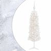 vidaXL Brad de Crăciun artificial &icirc;ngust cu globuri 150 cm 150 LED-uri