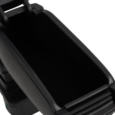vidaXL Cotieră auto, negru, 12x31x(29,5-47) cm ABS