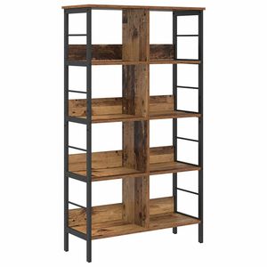 vidaXL Raft pentru cărți 8 niveluri 82 x 32 x 144,5 cm Lemn prelucrat