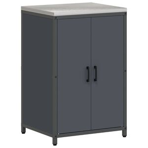 vidaXL Depozitare pentru bucătărie Antracit 60 x 50 x 92 cm Oțel