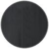 vidaXL Covor rotund, gri, 100 cm, bambus