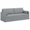 vidaXL Set de canapea 2 pcs Gri deschis 198 x 78 x 80 cm țesătură