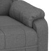 vidaXL Fotoliu de masaj, gri închis, material textil