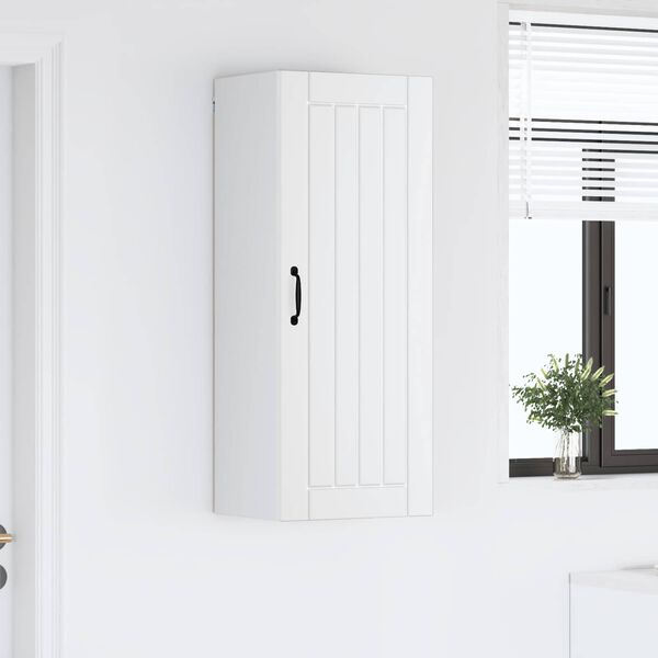 vidaXL Dulap de bucătărie Lucca Alb 40 x 31 x 100 cm Lemn prelucrat