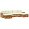 vidaXL Set de canapele de exterior 6 buc. Lemn Solid de Acacia