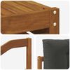 vidaXL Set de canapele de exterior cu pernă 8 pcs Natural și Antracit