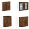 vidaXL Set dulap de bucătărie din 4 piese &bdquo;Kalmar&rdquo; stejar afumat Lemn