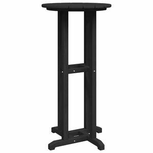 vidaXL Masă de bar Negru 55 x 55 x 107 cm Polietilenă