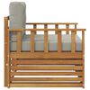 vidaXL Set de canapele de exterior Lemn de acacia solid și poliester