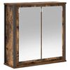 vidaXL Dulap de baie cu oglindă stejar afumat 60x21x60 cm