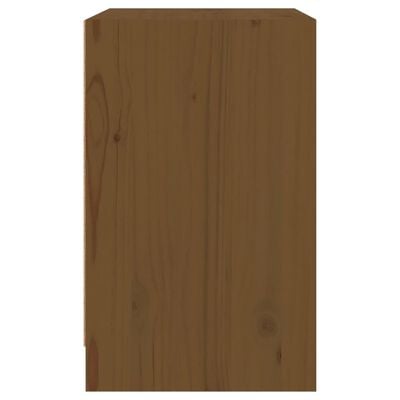 vidaXL Noptieră, maro miere, 40x31x50 cm, lemn masiv de pin