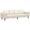 vidaXL Canapea pentru living Crem 250 x 77 x 76 cm