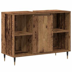 vidaXL Dulap de Baie Lemn Vechi 80 x 33 x 60 cm Lemn prelucrat