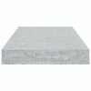 vidaXL Rafturi de perete suspendate 2 buc. gri beton 40x23x3,8 cm MDF