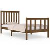 vidaXL Cadru de pat single, maro miere, 90x190 cm, lemn masiv de pin
