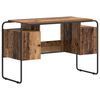 vidaXL Birou cu spațiu de depozitare Lemn de stejar