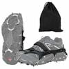vidaXL Cleats de gheață pentru pantofi Negru L
