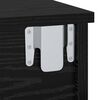vidaXL Noptieră Stejar Negru 40 x 31 x 15 cm Lemn compozit
