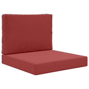 vidaXL Perna pentru canapea de exterior Poliester bordo 60 x 60 cm