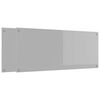 vidaXL Panou de bucătărie 2 pcs Gri deschis 120 x 50 cm