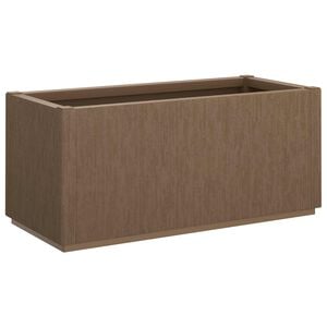 vidaXL Cutie de flori pentru grădină Maro 80 x 36 x 35 cm PP