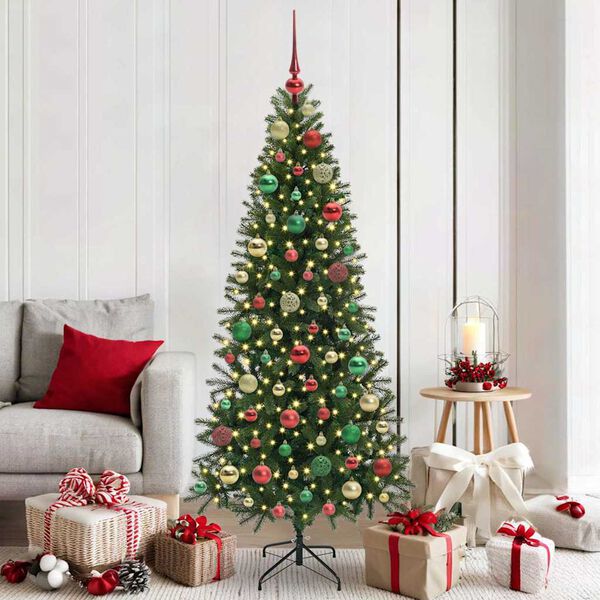 vidaXL Set de Globuri de Crăciun 120 pcs Multicolour Plastic