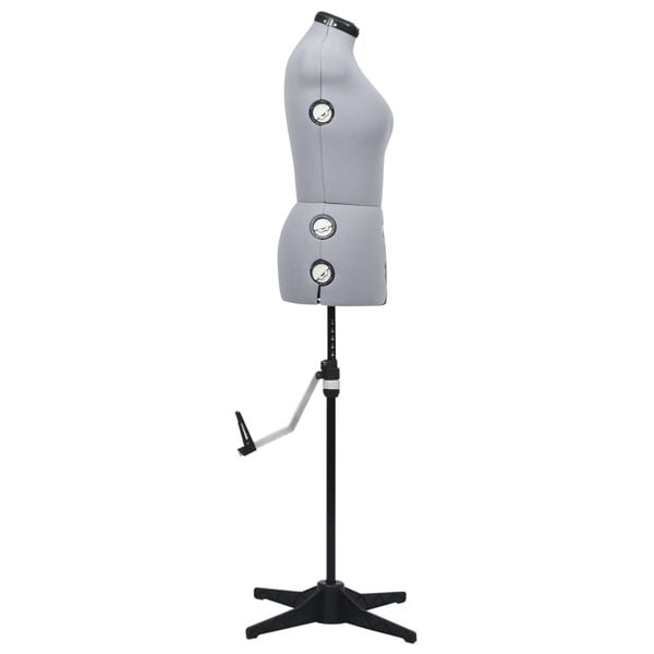 vidaXL Formă pentru rochie femeie reglabilă gri, dimensiune M 40-46