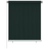 vidaXL Jaluzea tip rulou de exterior 125 (l) x 140 (&icirc;) cm, verde &icirc;nchis, HDPE
