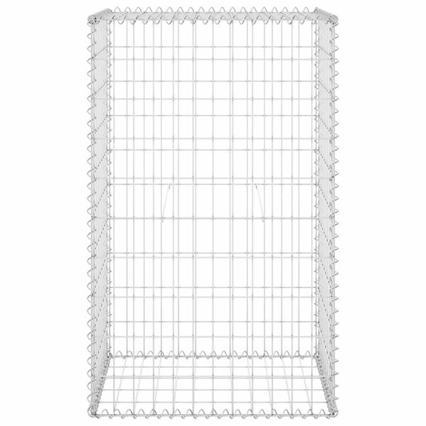 vidaXL Perete gabion cu capace, 60 x 50 x 100 cm, oțel galvanizat