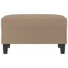 vidaXL Taburet, cappuccino, 70x55x41 cm, piele ecologică