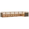 vidaXL Set de canapele de exterior 6 pcs natural Lemn Solid de Acacia