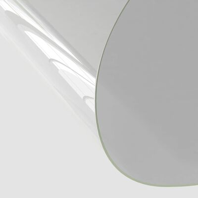 vidaXL Folie de protecție masă, transparent, Ø 110 cm, PVC, 2 mm