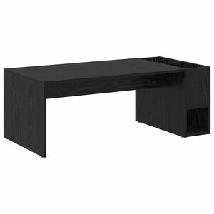 vidaXL Masă de cafea Stejar Negru 101,5 x 50 x 37 cm Lemn compozit