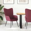 vidaXL Scaun de relaxare, roșu vin, material textil