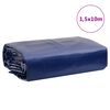 vidaXL Prelată, albastru, 1,5x10 m, 650 g/m²