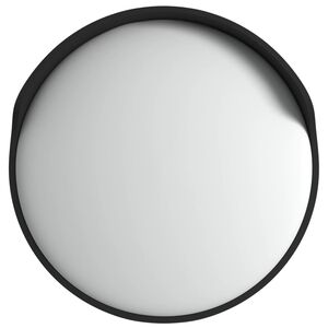 vidaXL Oglindă convexă de exterior, neagră, &Oslash;60 cm, policarbonat