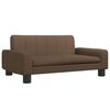 vidaXL Canapea pentru copii, maro, 70x45x30 cm, material textil