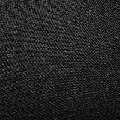 vidaXL Scaune de masă pivotante, 4 buc., negru, material textil