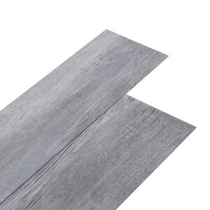 vidaXL Plăci de Pardoseală Gri lemn mat 5,02 m&sup2; 36 buc. PVC