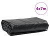 vidaXL Prelată, antracit, 4x7 m, 650 g/m²