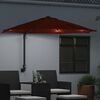 vidaXL Parasol de Grădină Manual Terracota 248 x 248 x 148 cm