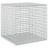 vidaXL Gabion cu fir de 3,5 mm și plasă de 5x2,5 cm 50x50x50 cm